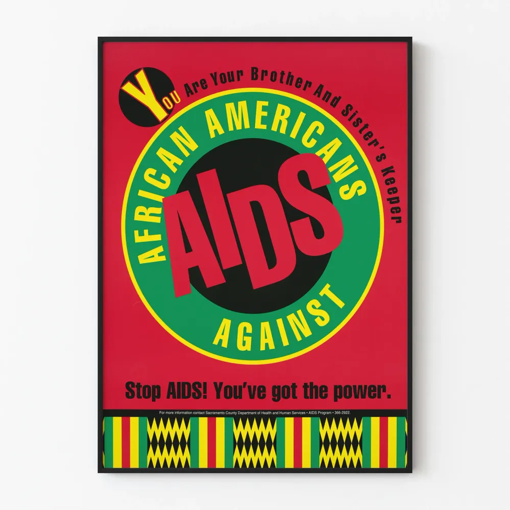 Afrikkalaisten amerikkalaisten AIDS-vastaista ehkäisyjulistetta