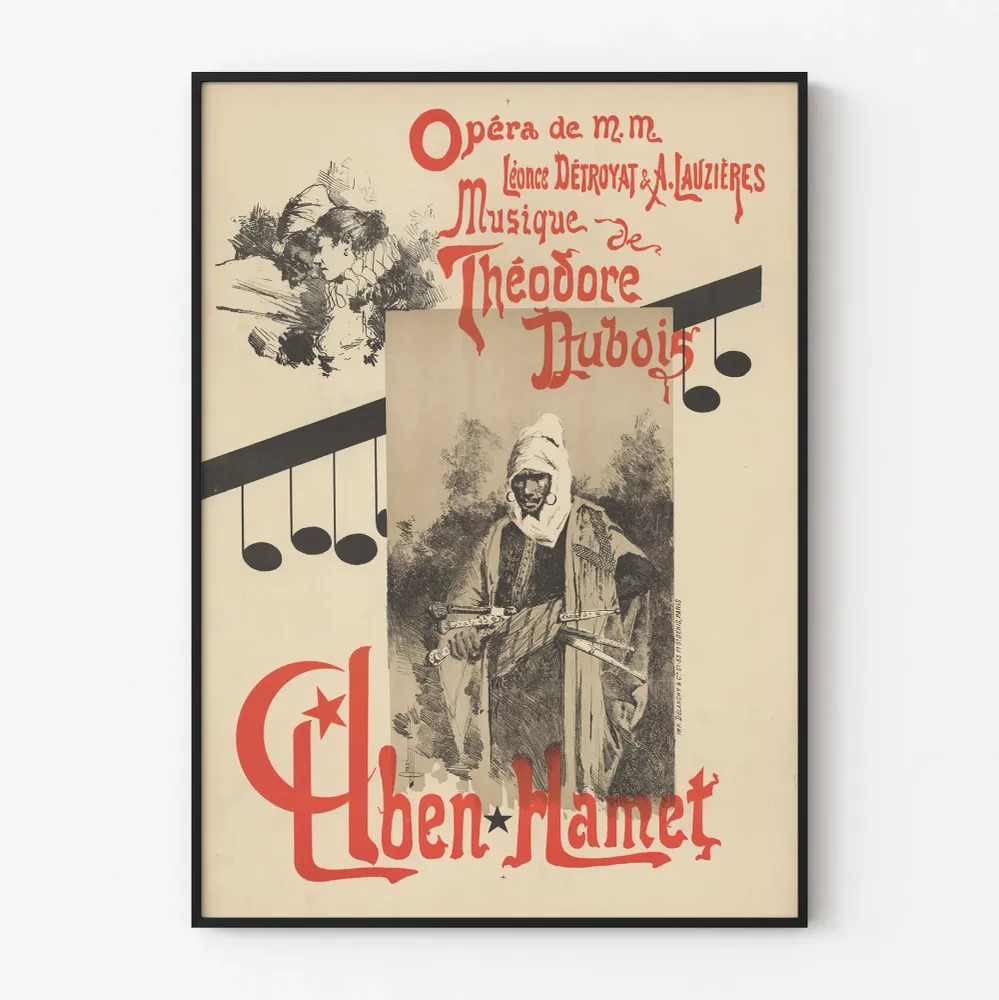 Alben-Rhamet-oopperajuliste Théodore Dubois'n teoksesta