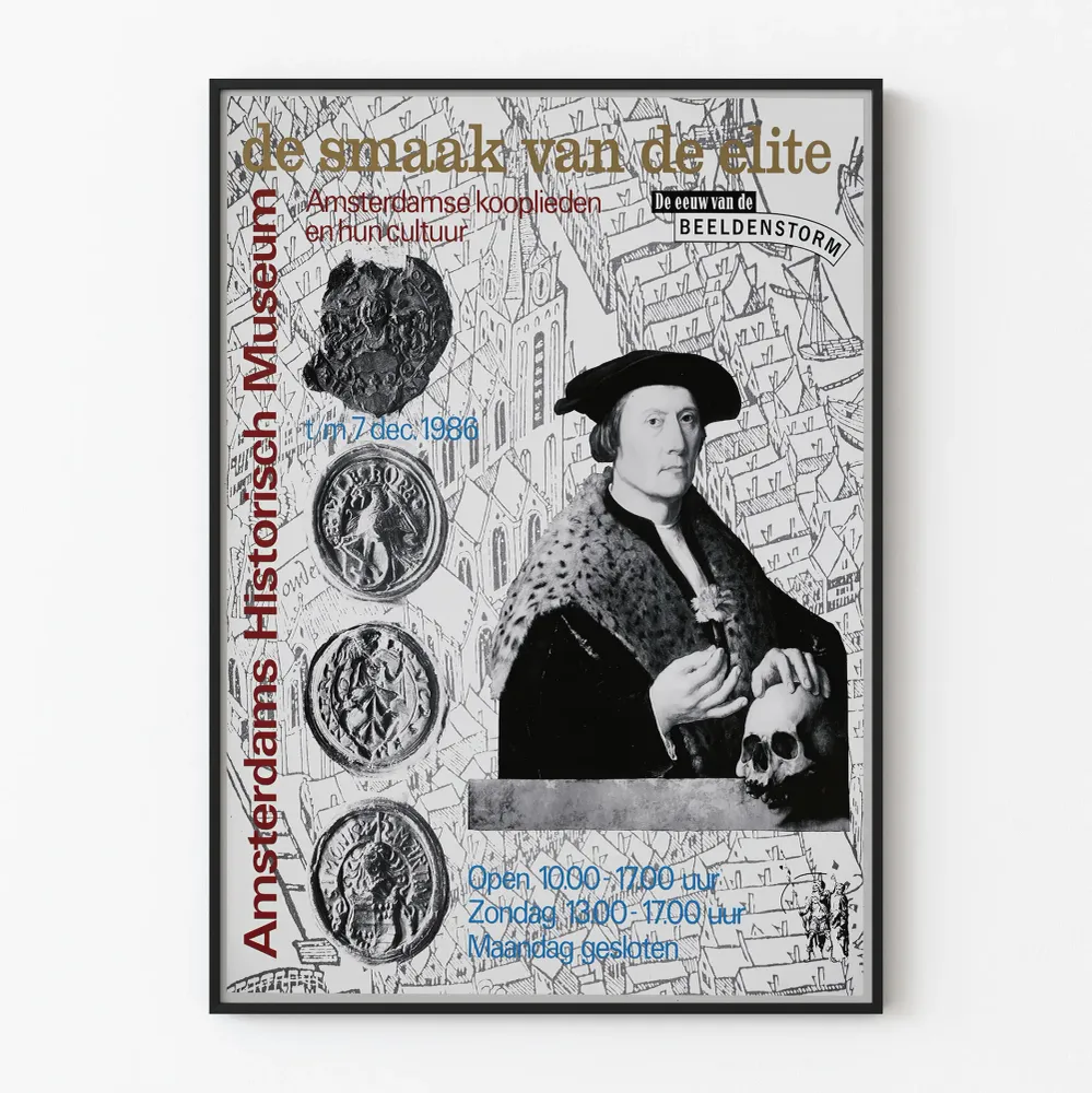 Amsterdamin historiallinen museo - Huippuluokan makujen näyttelyjuliste