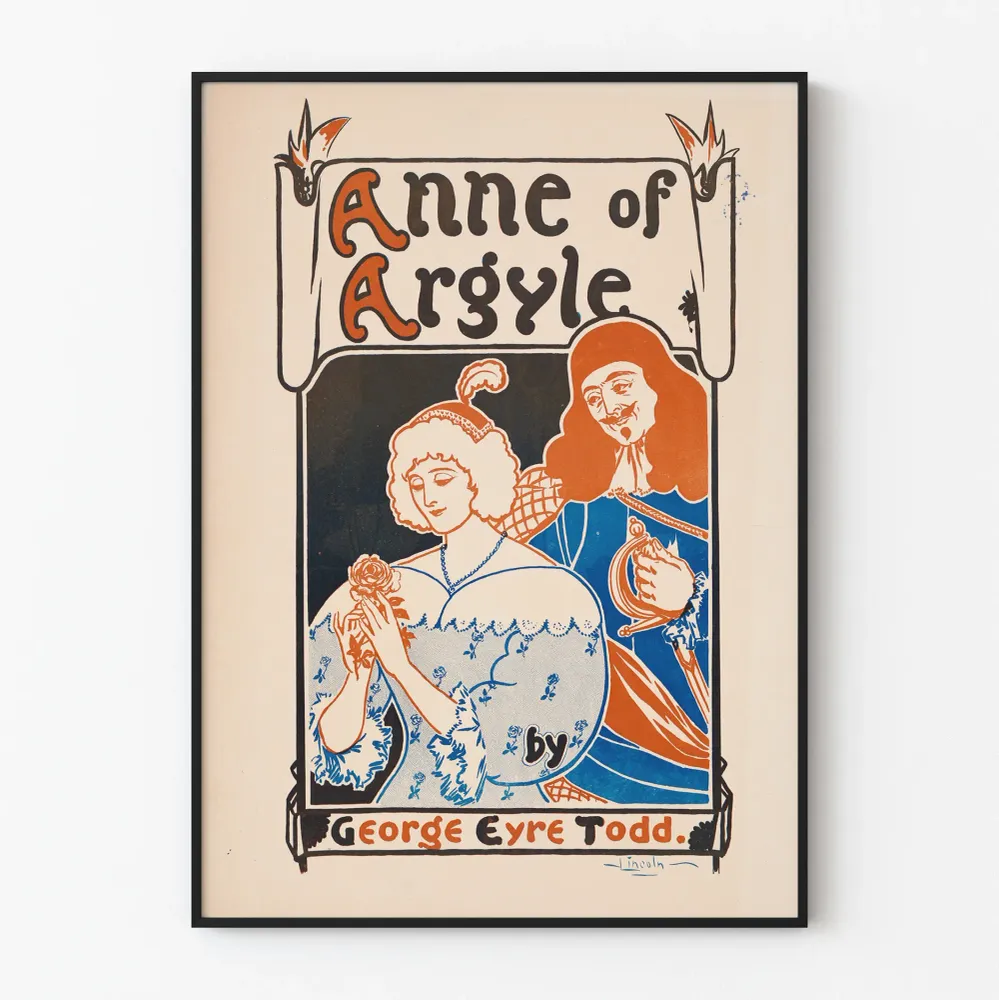 Anne Argyle vintage seinäkoristejuliste