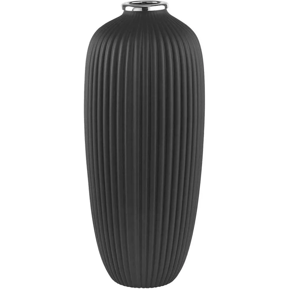 Argenesi Coste keraaminen maljakko 20cm K.45cm mattamusta 1.754239