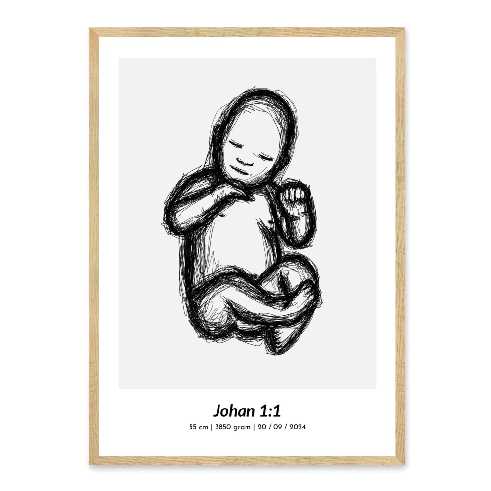 Baby print - Design selv plakat
