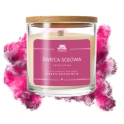 Big Nature VERSACW CRYSTAL NOIR Soijakynttilä 150g