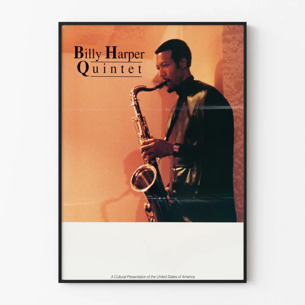 Billy Harper Quintetin juliste - Jazz-saksofoni seinäkoriste