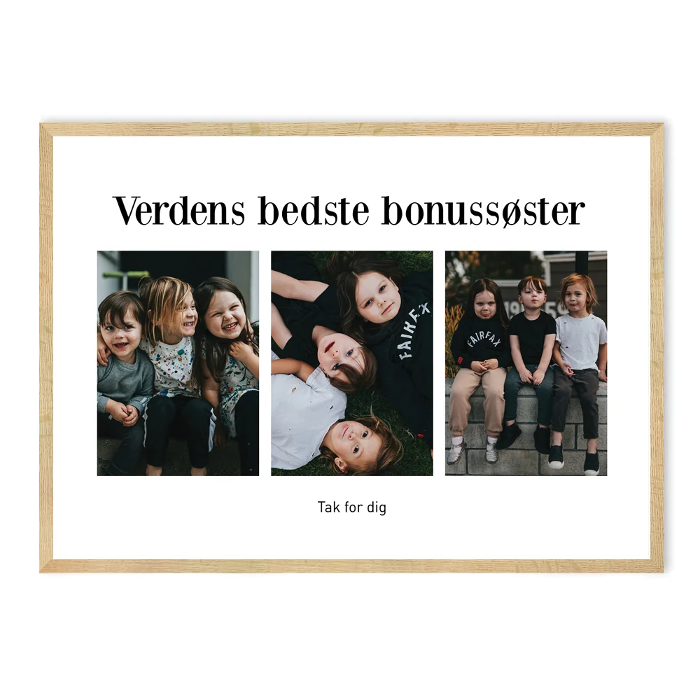 Bonussøster- plakat