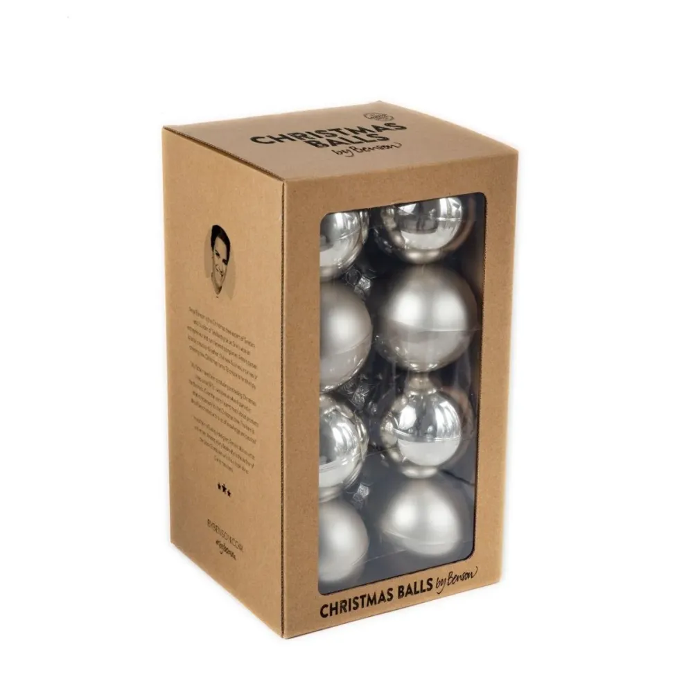 Joulupalloja 16 kpl Silver by Benson - Swedish Design