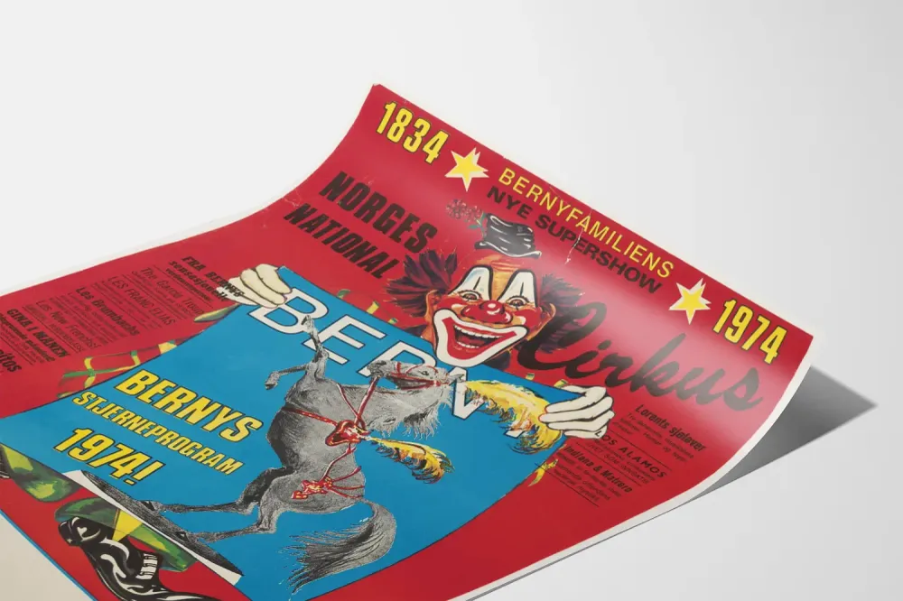 Circus Berny - Näytös 1974 Juliste