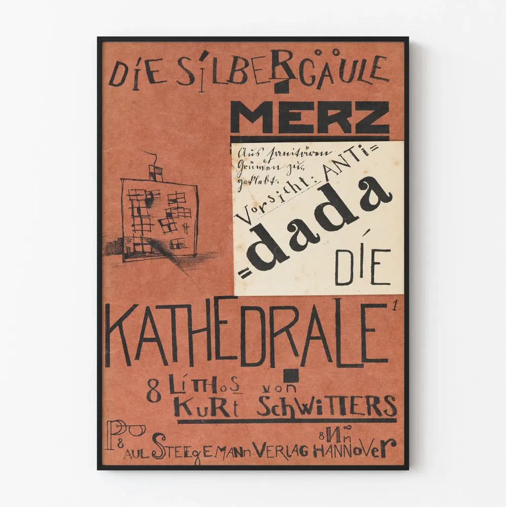 Dada Juliste Die Silbergäule Merz - Graafinen Seinän Koristelu
