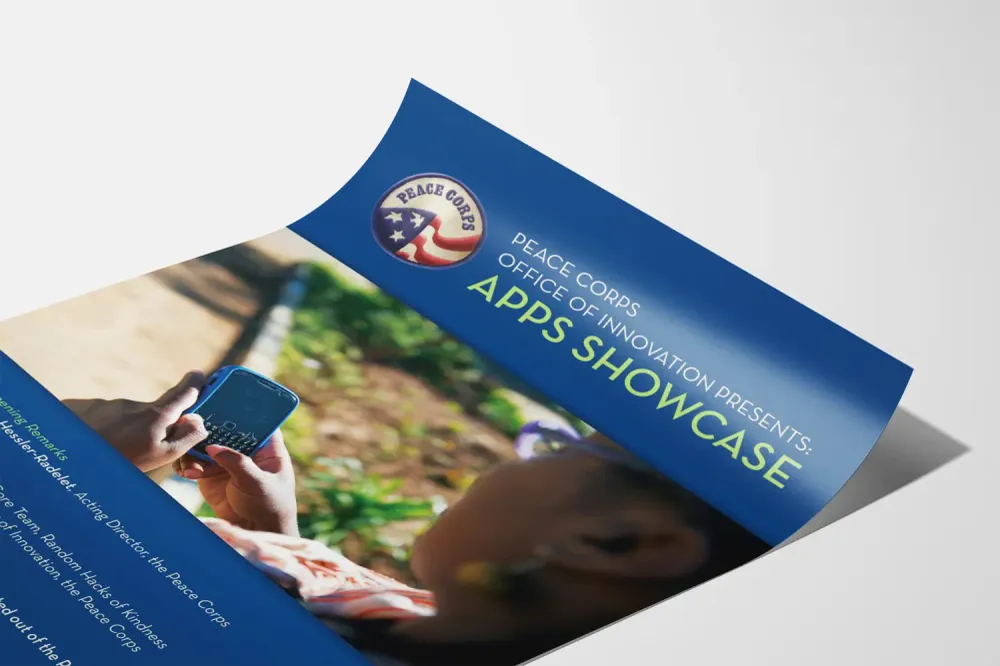Esittelyjuliste Apps Showcase Peace Corps