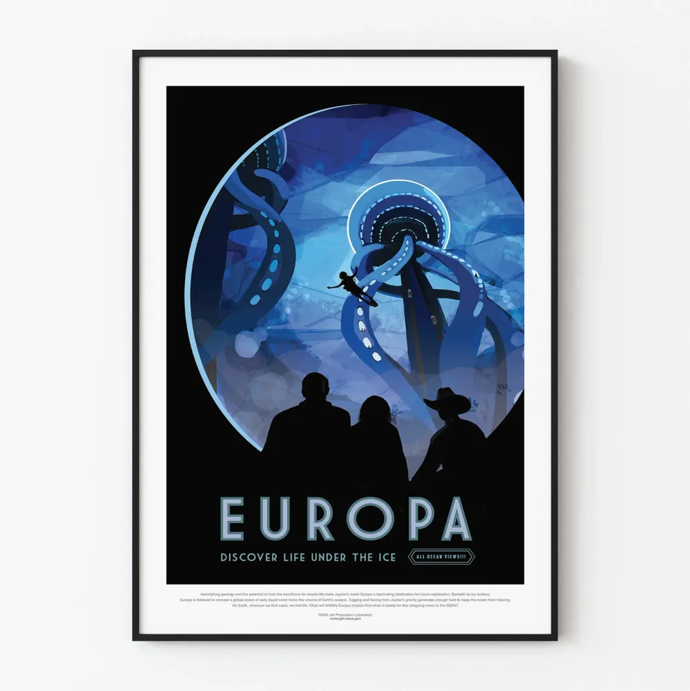 Euroopan juliste - Elämän löytöjä jään alla