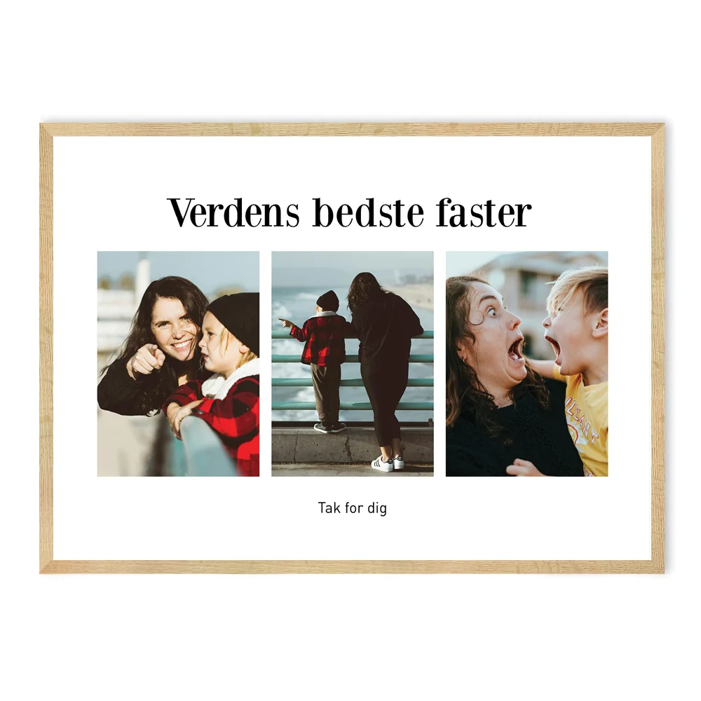 Faster plakat