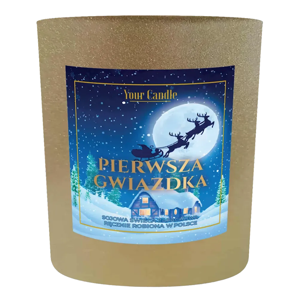 FIRST STAR -tuoksuinen soijavaha 180 ml - SINUN KYNTTILÄSI (Kausituote)