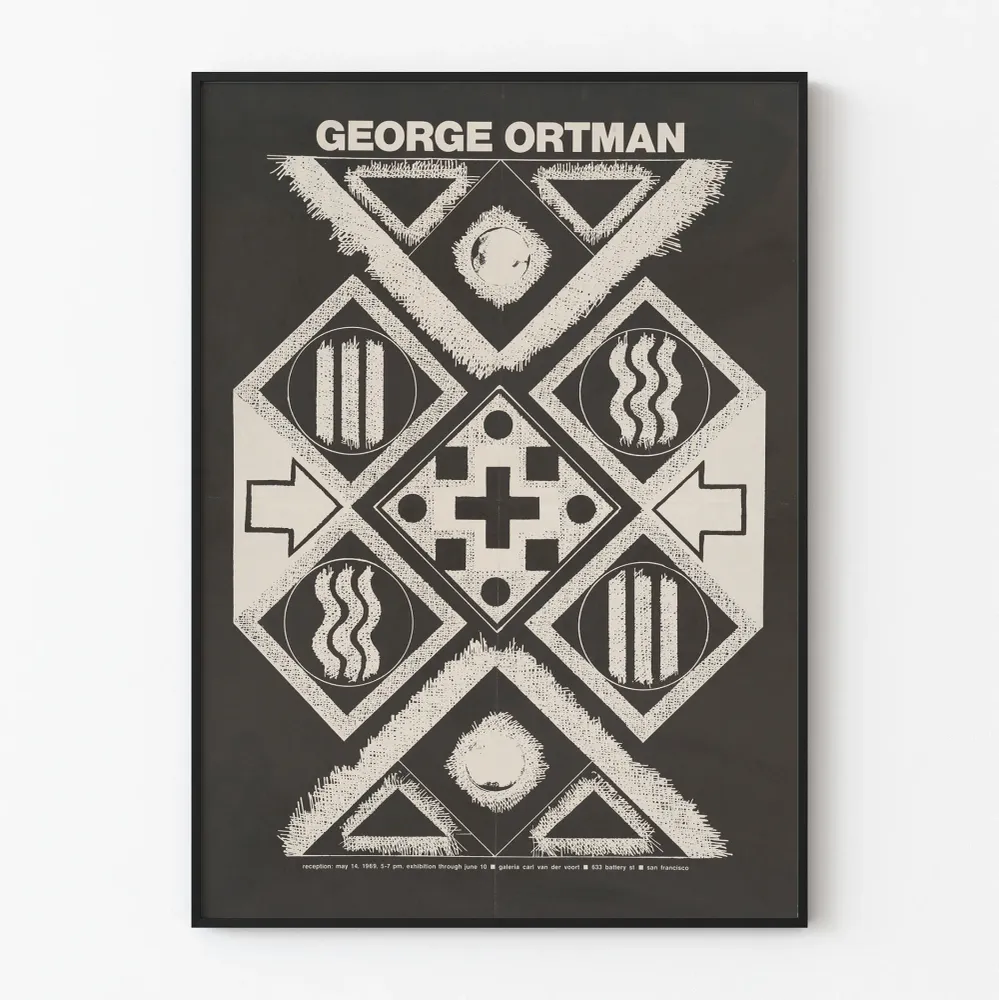 George Ortmanin graafinen näyttelyjuliste