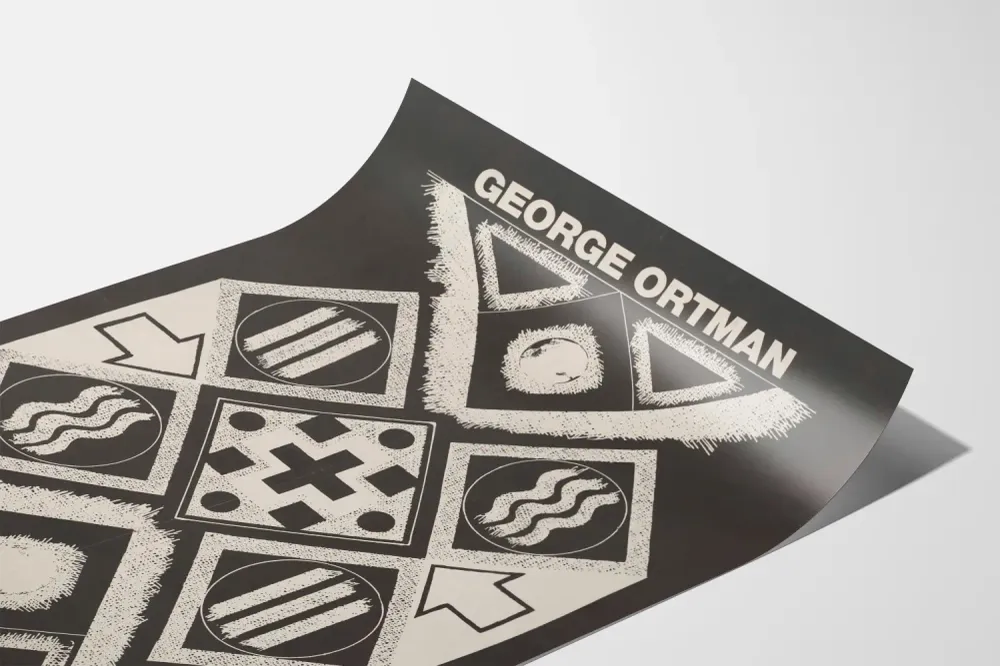 George Ortmanin graafinen näyttelyjuliste