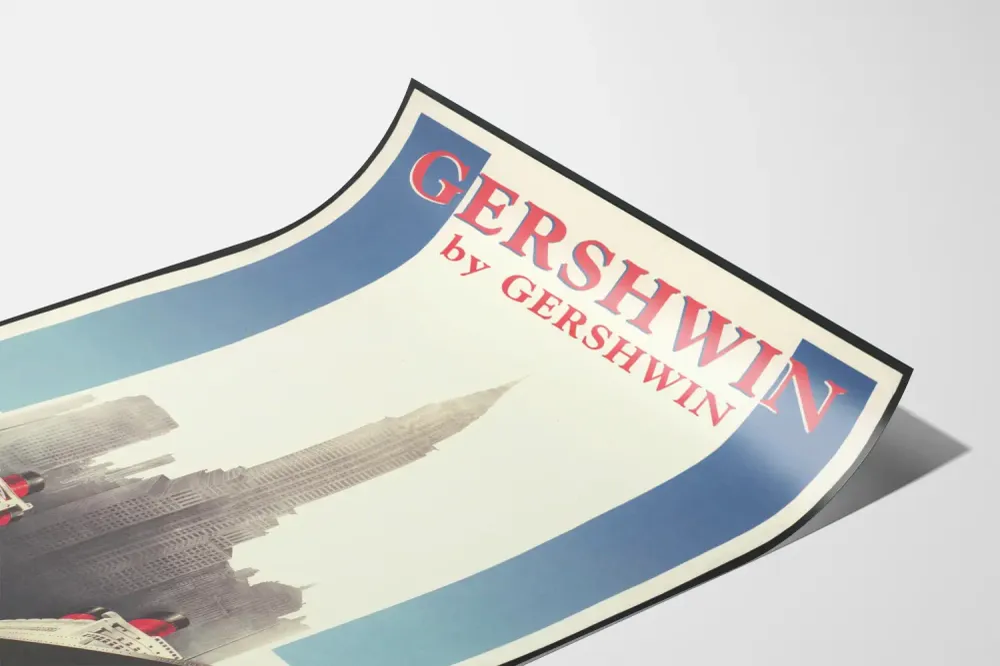 Gershwinin koristejuliste Gershwiniltä - Näkymättömät muusikot