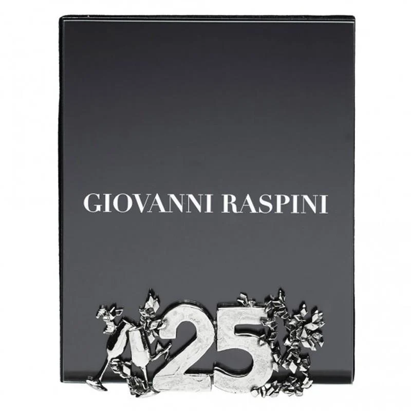 Giovanni Raspini kehys 25 lasia 12x15cm valkoinen pronssi B0631