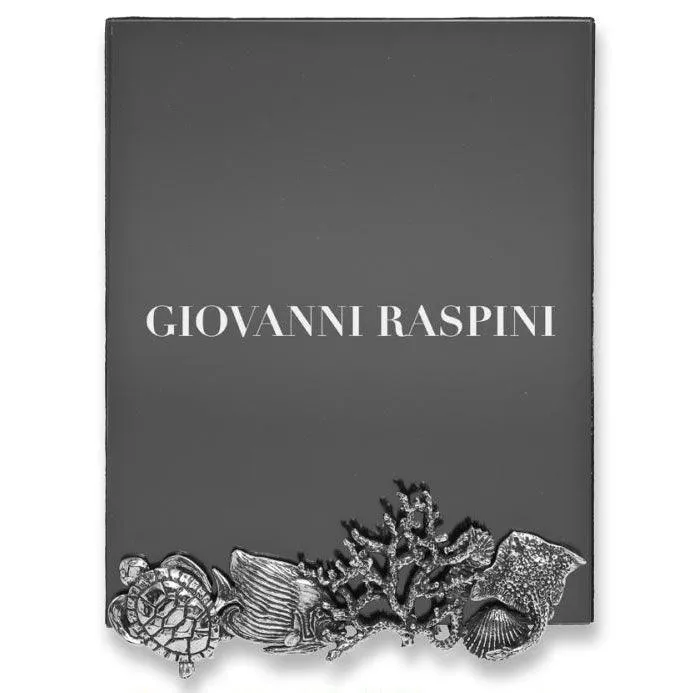 Giovanni Raspini Mare iso lasikehys 16x20cm valkoinen pronssi B0356