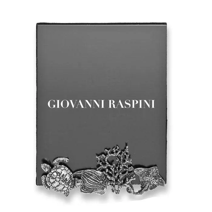 Giovanni Raspini pieni Mare lasikehys 12x15cm valkoinen pronssi B0357