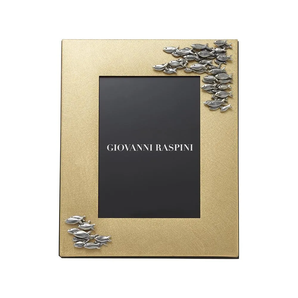 Giovanni Raspini Sardines lasi 12x17cm messinki B0716