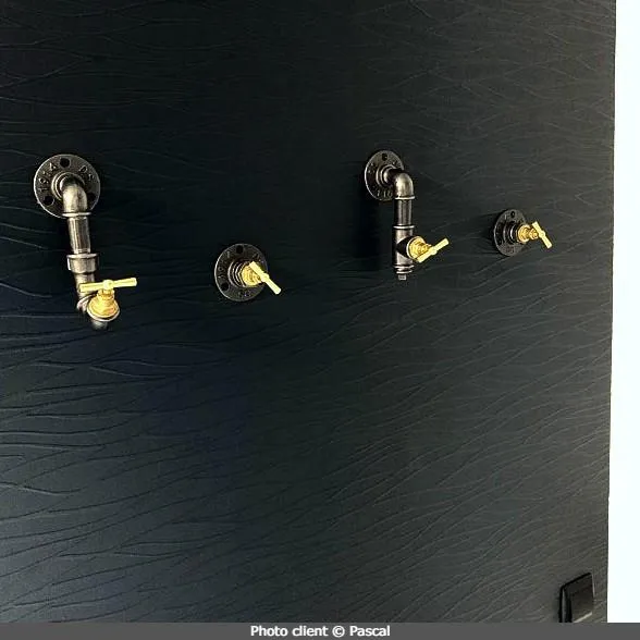 Koukku messinkiventtiilin pääventtiilillä Home Invasion