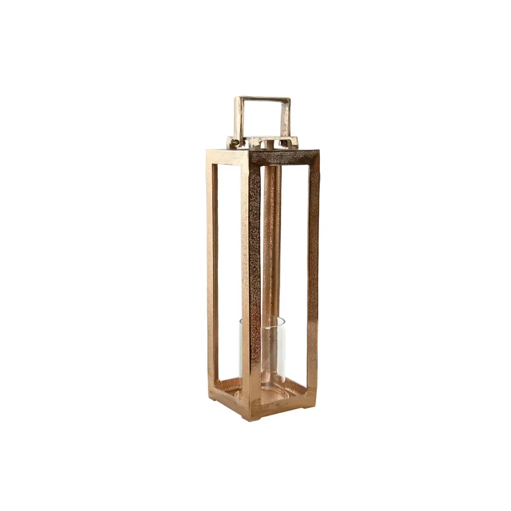 Žibintas Home ESPRIT Kullattu Alumiini Kristalli Moderni 15 x 15 x 59 cm