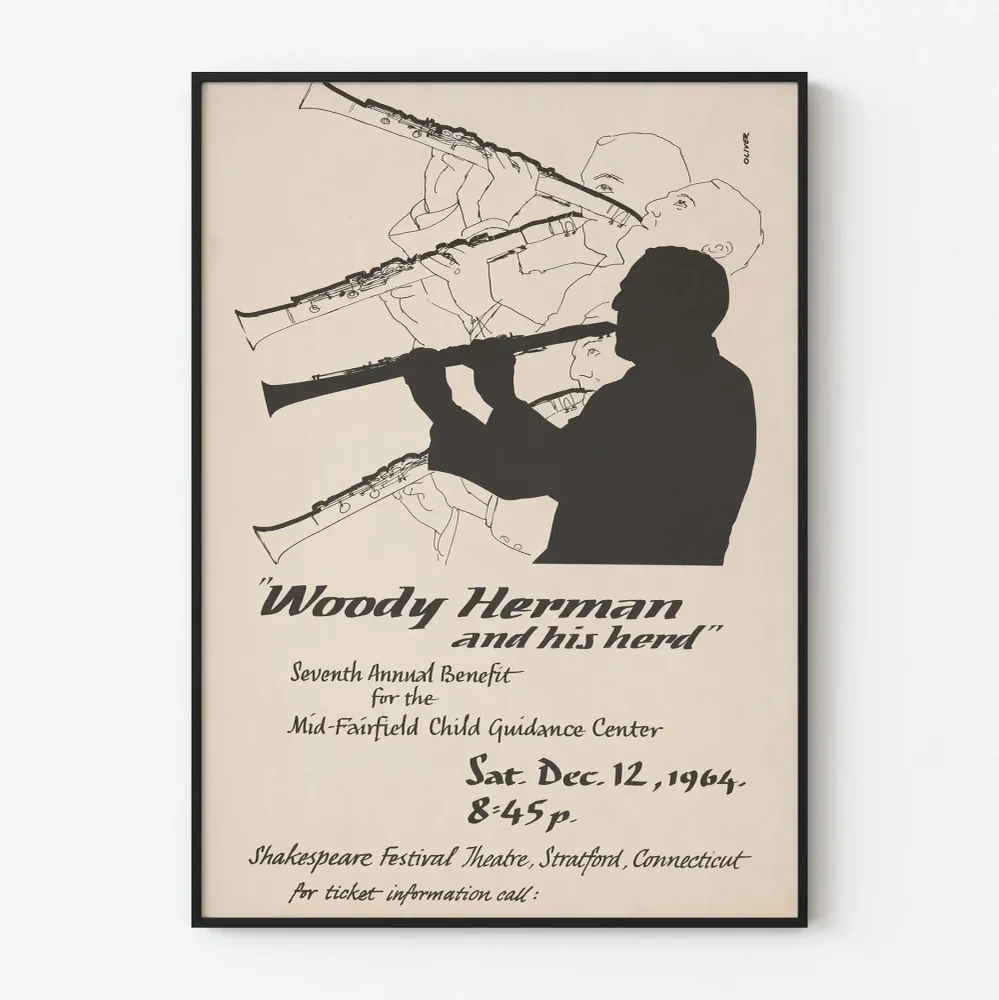 Jazz Juliste Woody Herman ja hänen laumansa 1964