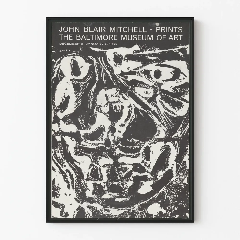 John Blair Mitchell - Julisteenäyttely Prints Baltimore-taidemuseossa 1965