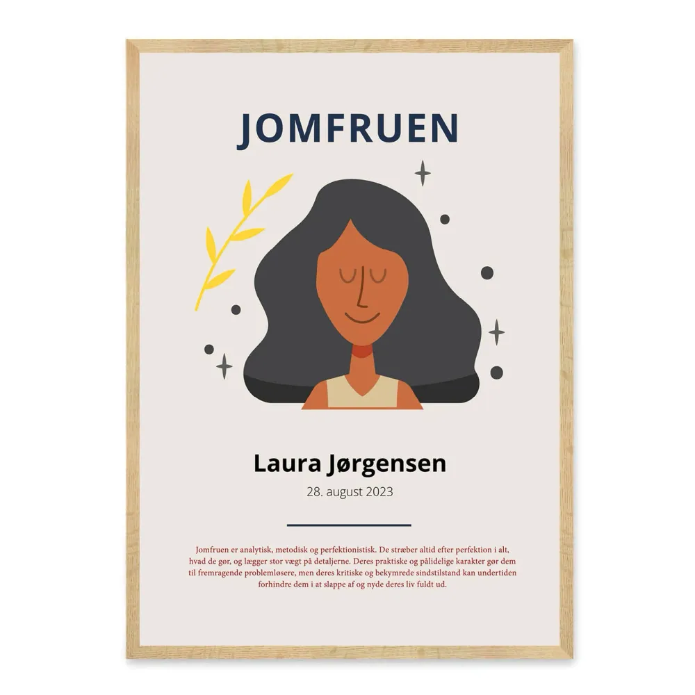 Jomfruen Stjernetegn Plakat