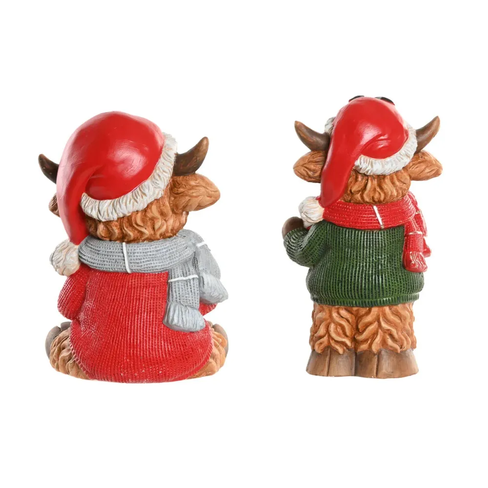 Joulukuusenpallo Home ESPRIT Monivärinen 22,5 X 19 X 38 CM (2 osaa)