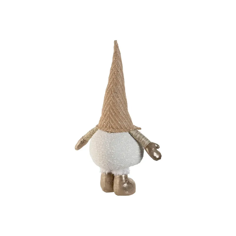Joulukuusenpallo Home ESPRIT Valkoinen Beige Menninkäinen 30 x 20 x 58 cm (2 osaa)