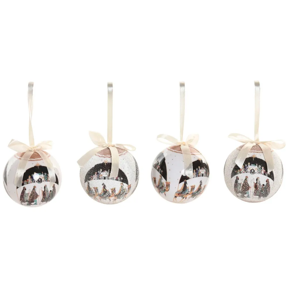 Joulupallo Home ESPRIT Monivärinen PVC (14 Osat)