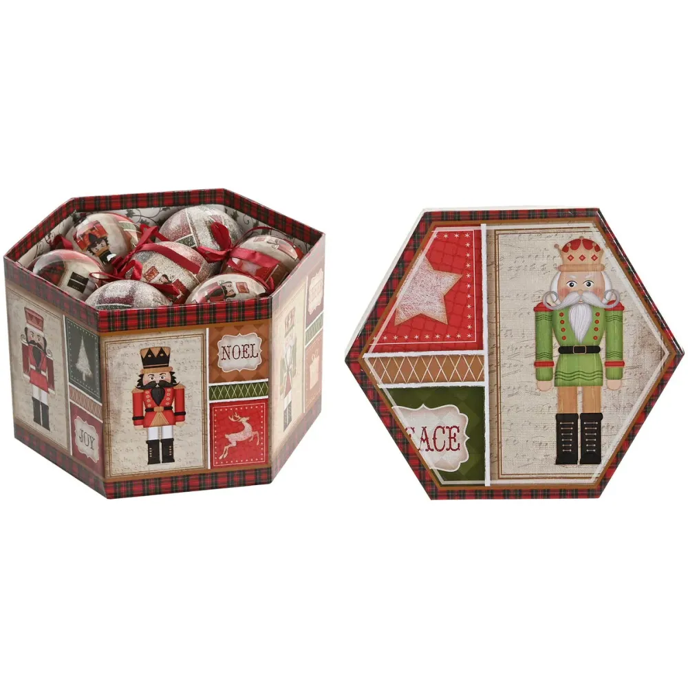 Joulupallo Home ESPRIT Monivärinen PVC (14 Osat)