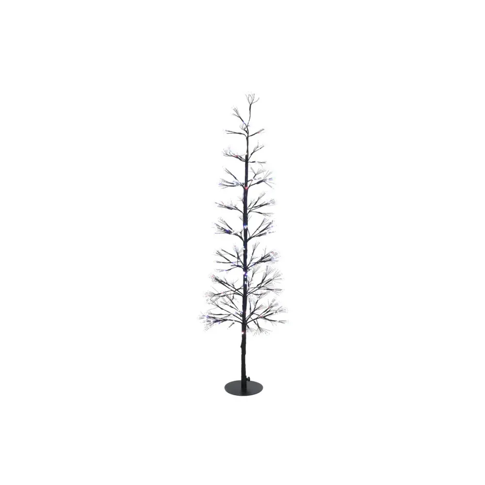 Joulupuu Home ESPRIT Musta Metalli 40 x 40 x 120 cm
