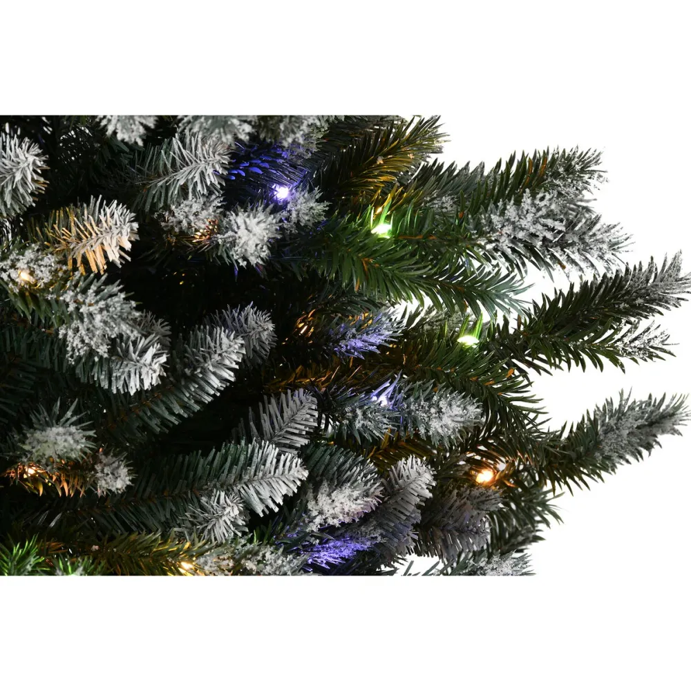 Joulupuu Home ESPRIT Vihreä Metalli Polyetyleeni Lumisade 110 x 110 x 150 cm