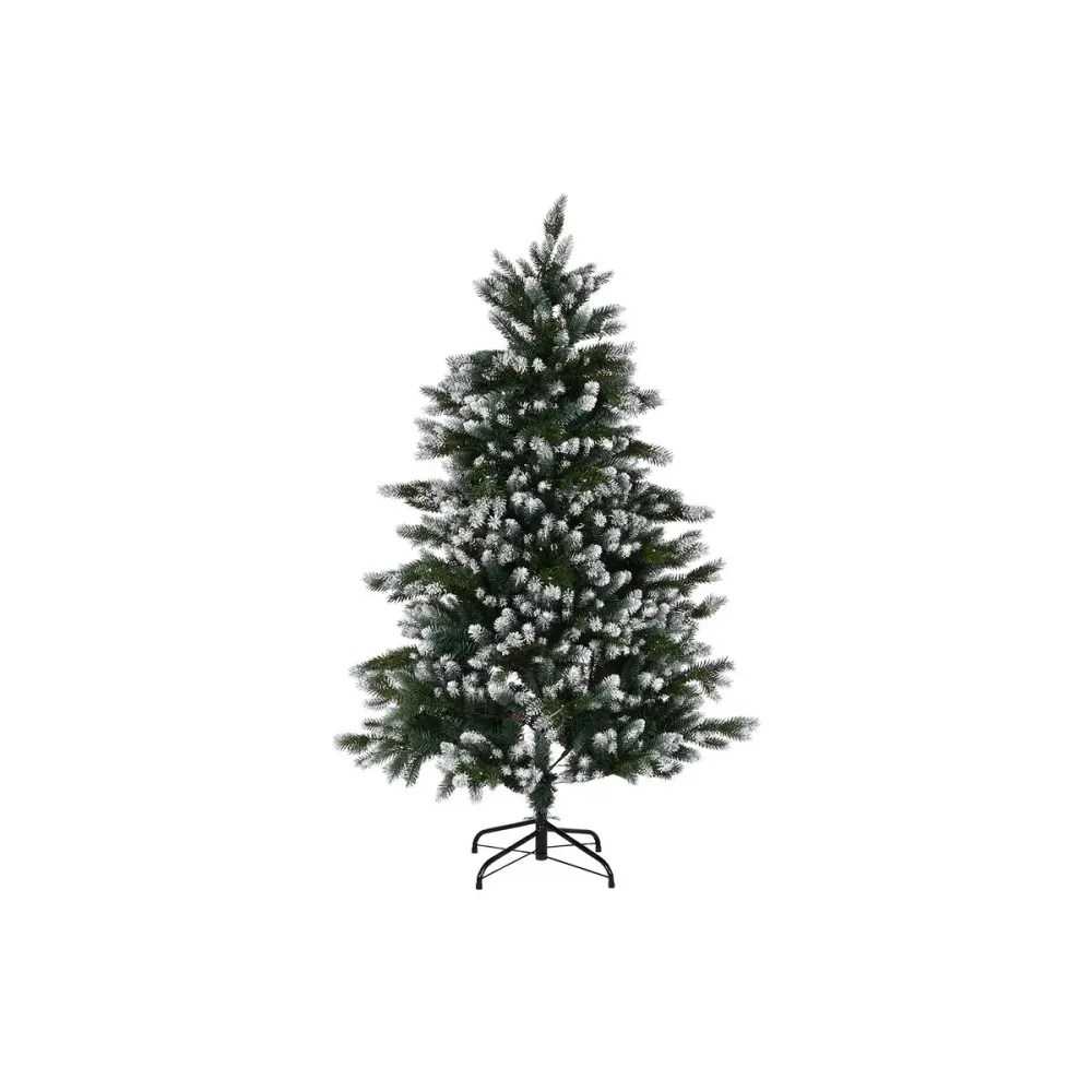 Joulupuu Home ESPRIT Vihreä Metalli Polyetyleeni Lumisade 110 x 110 x 150 cm