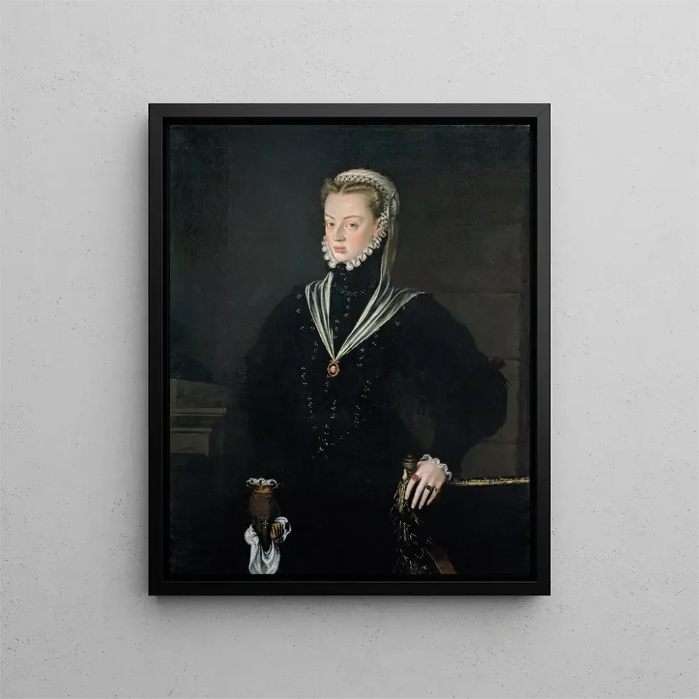 Juana d'Autriche, Portugalin prinsessa - Alonso Sánchez Coello taidetuloste