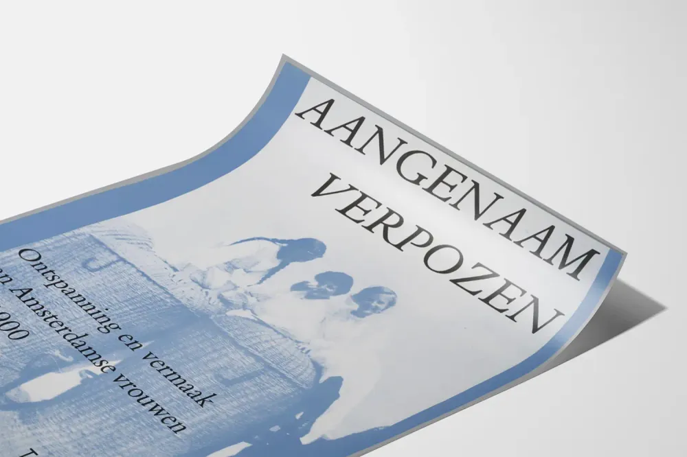 Juliste Aangenaam Verpozen - Näyttely amsterdamilaisnaisten rentoutumisesta 1900-luvun alussa