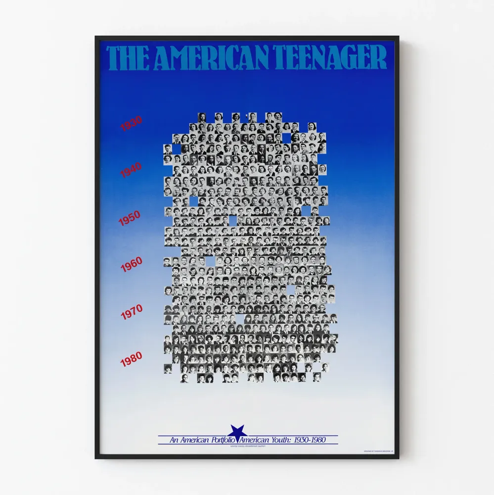 Juliste American Teenager - Yhdysvaltalisten teini-ikäisten muotokuvia 1930-1980