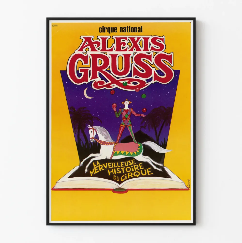 Juliste Cirque National Alexis Gruss Ihmeellinen tarina sirkuksesta