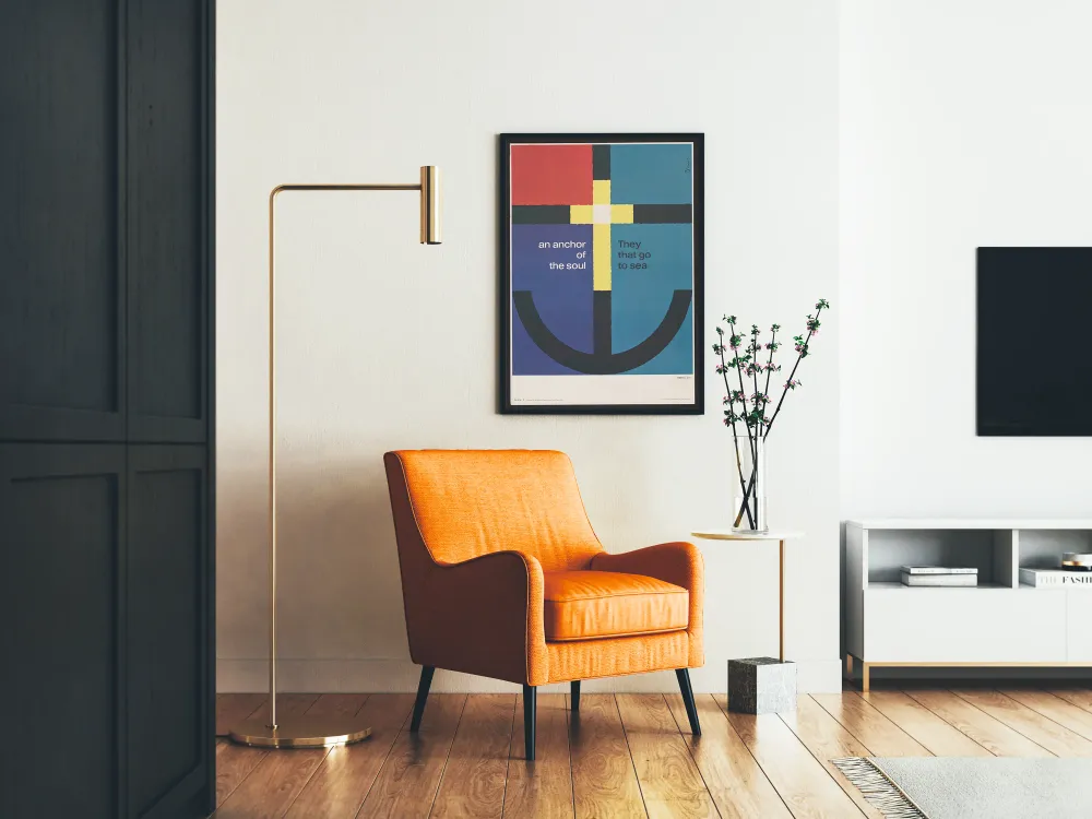Juliste Design Ancre de l’Âme – Moderni seinäkoriste