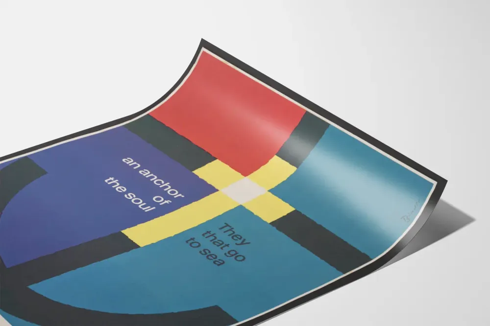 Juliste Design Ancre de l’Âme – Moderni seinäkoriste