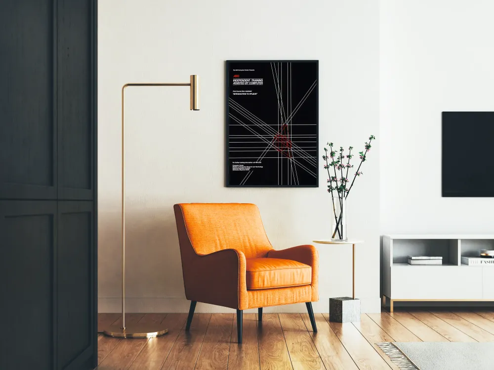 Juliste Design ISOLE Formation Assistée par Ordinateur - NIH Computer Center