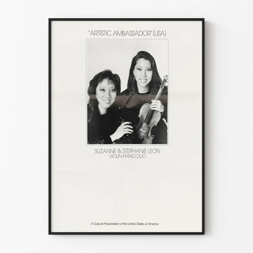 Juliste Duo Viulu-Piano Suzanne & Stephanie Leon