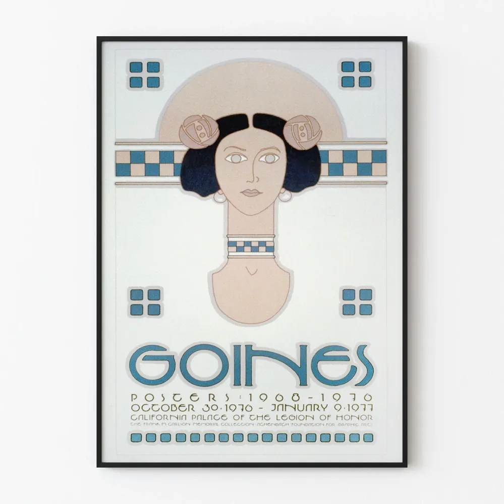Juliste « Goines Julisteet 1968-1970 » art deco -tyyli
