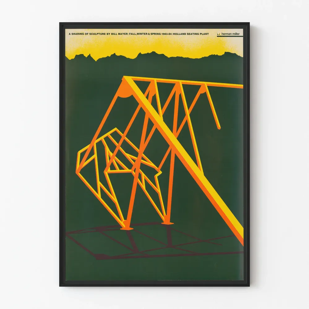Juliste Muotoilu Veistos Bill Mayer 1983-84