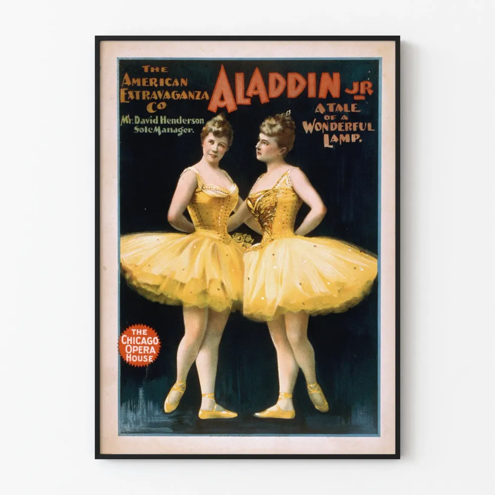 Juliste Vintage Aladdin Jr Tale Wonderful Lamp