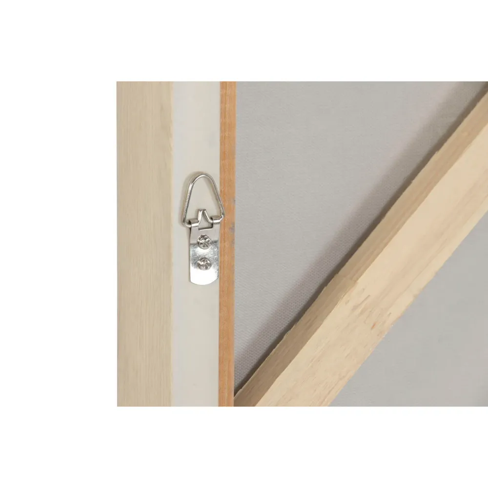 Kangas Home ESPRIT Beige Abstrakti Skandinaavinen 102 x 4,5 x 102 cm (2 osaa)