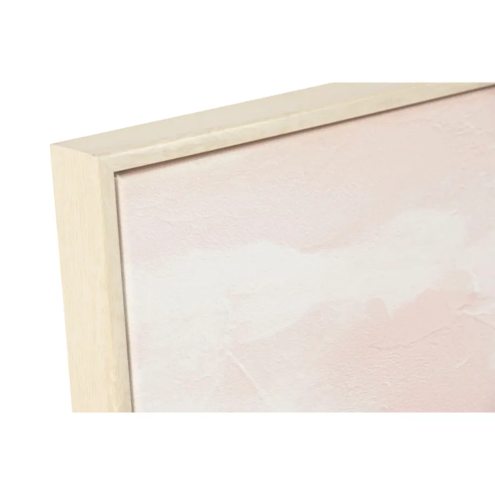 Kangas Home ESPRIT Valkoinen Pinkki Vuori 80 x 3,5 x 80 cm (2 osaa)