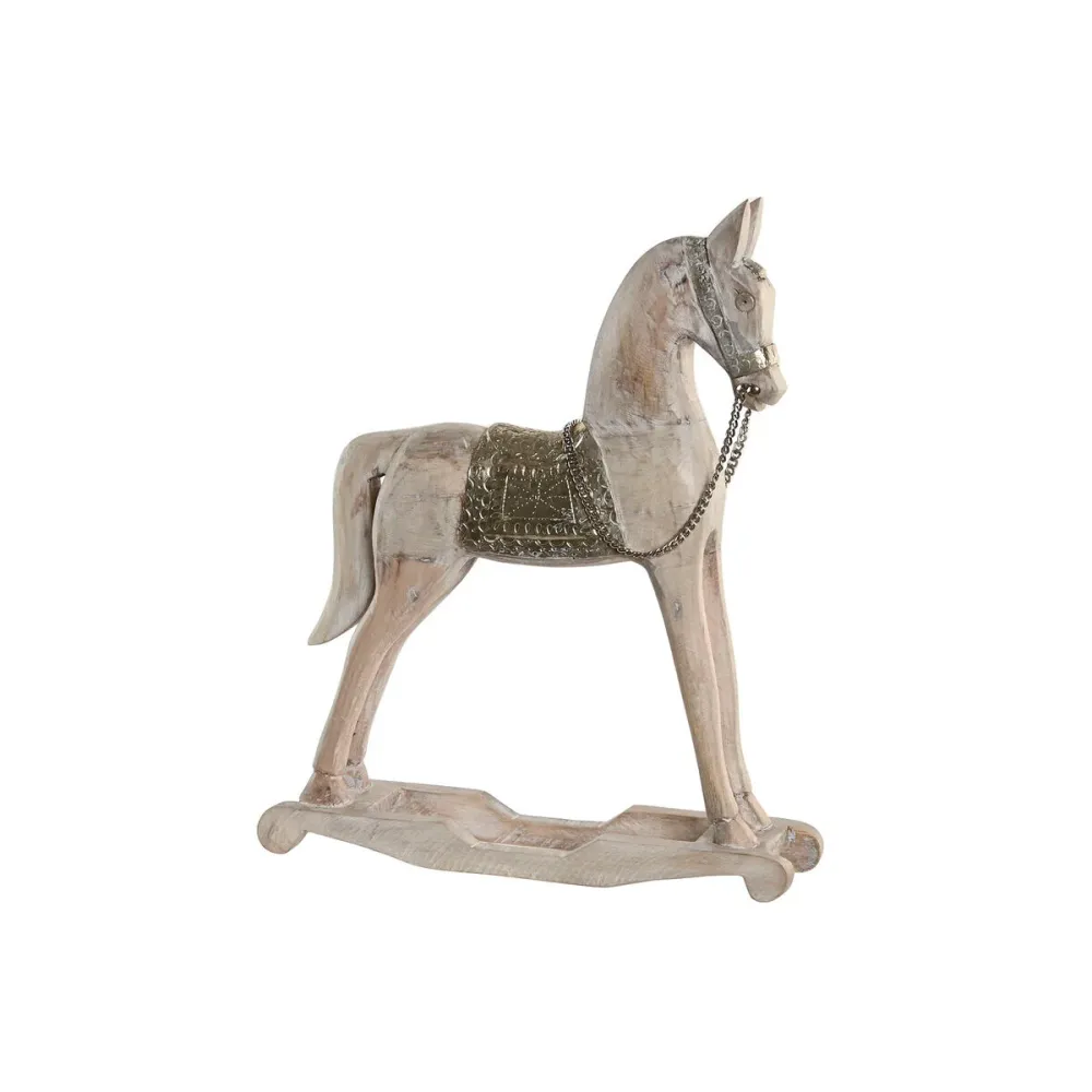 Koristehahmo Home ESPRIT Luonnollinen Hevonen 38 X 10 X 47 CM 38,,50 X 10 X 47 CM