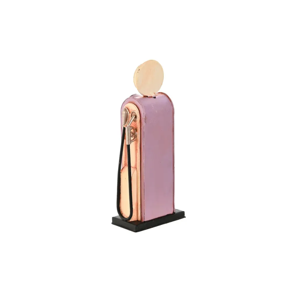 Koristehahmo Home ESPRIT Magenta Pistaasi Vintage gasolinera 7 x 4 x 17 cm (2 osaa)
